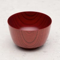 一汁三菜  欅(ケヤキ)材  汁椀（朱摺・黒摺 有）