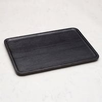 一汁三菜  桐材 セット盆 黒摺