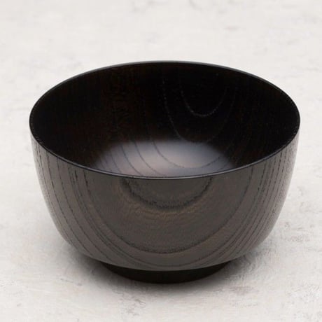 一汁三菜  欅(ケヤキ)材  大椀（朱摺・黒摺 有）