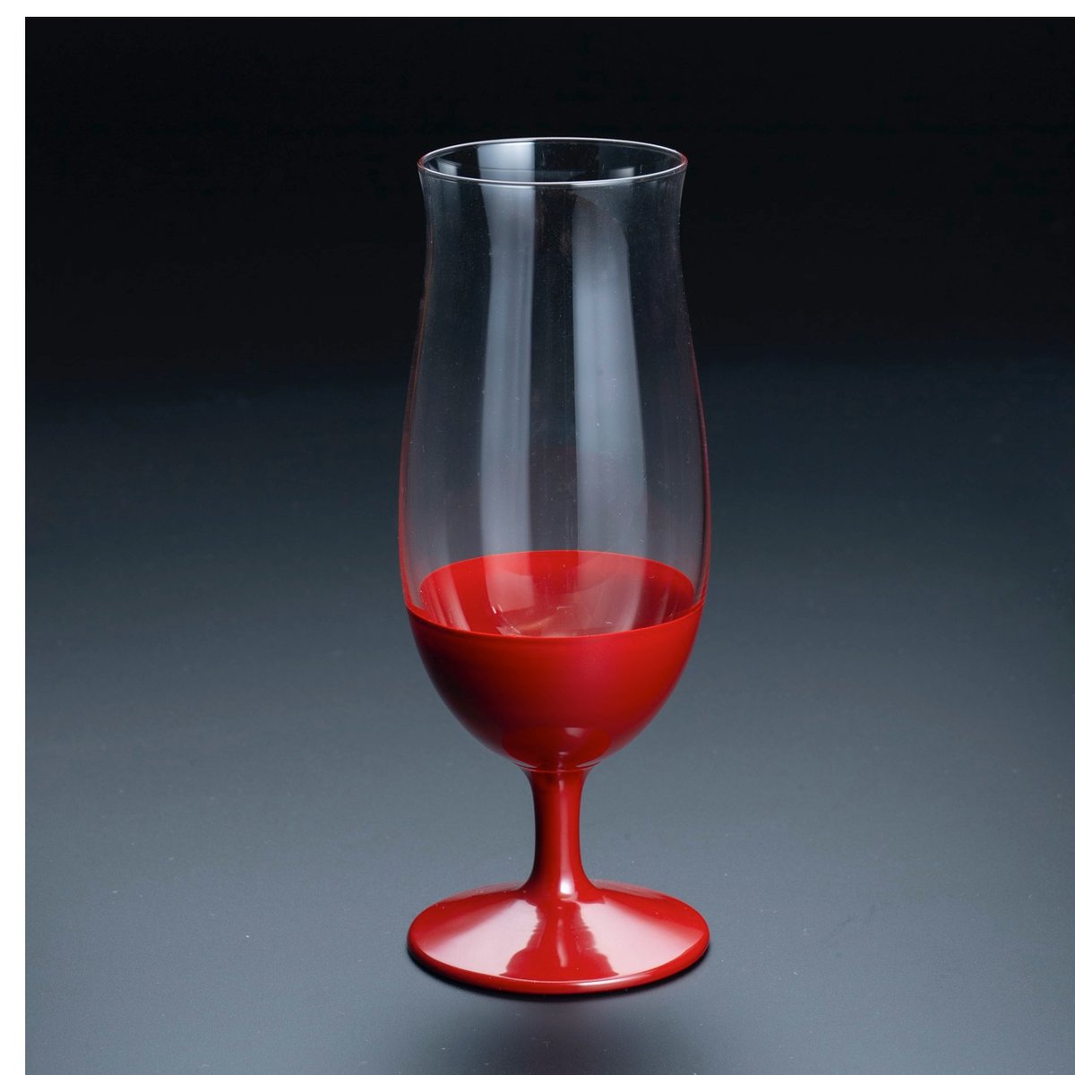 Lashiku 高月琥珀グラス (ビール) 朱 | 本山漆器店