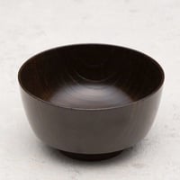 一汁三菜  欅(ケヤキ)材  飯椀（朱摺・黒摺 有）