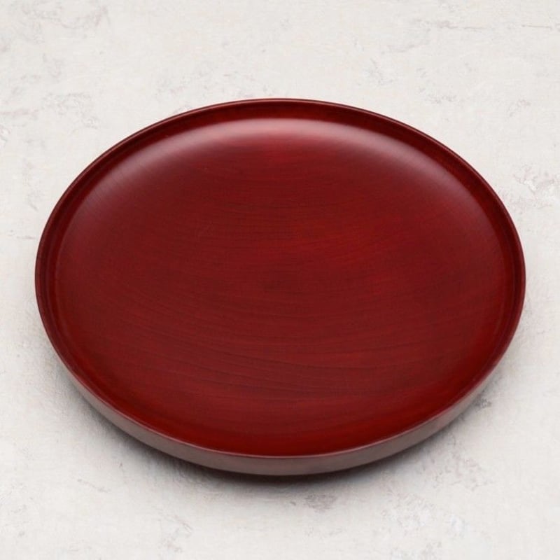 一汁三菜 欅(ケヤキ)材 菜皿（朱摺・黒摺 有） | 本山漆器店