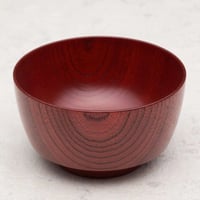 一汁三菜  欅(ケヤキ)材  大椀（朱摺・黒摺 有）