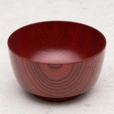 一汁三菜  欅(ケヤキ)材  大椀（朱摺・黒摺 有）