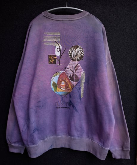 “Tawoyaka Branches”  Crewneck Pullover-Plants Dyeing ver