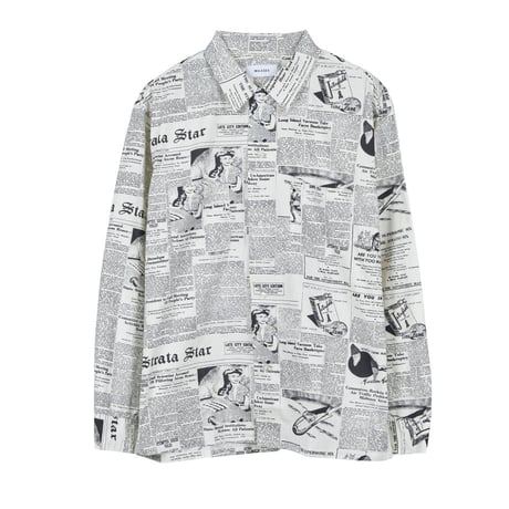 NEWS PAPER SHIRT