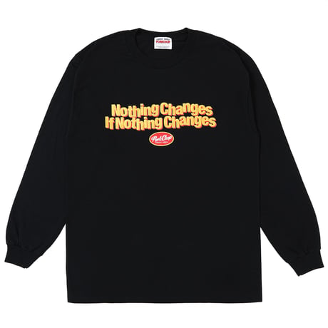 NC OVAL SCRIPT L/S TEE
