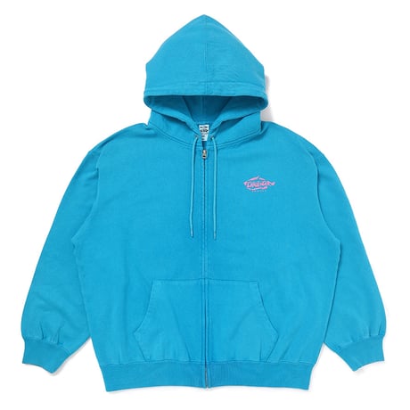 NEON WOLF ZIP HOODIE