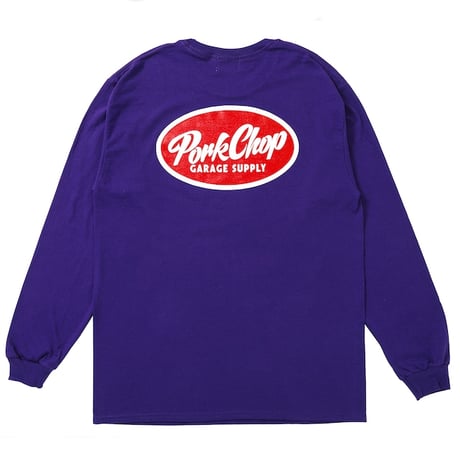 NC OVAL SCRIPT L/S TEE