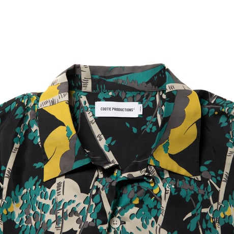 RAYON OPEN COLLAR S/S SHIRTS