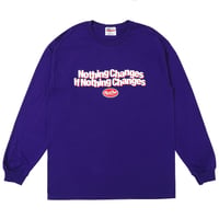 NC OVAL SCRIPT L/S TEE