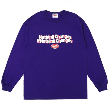 NC OVAL SCRIPT L/S TEE