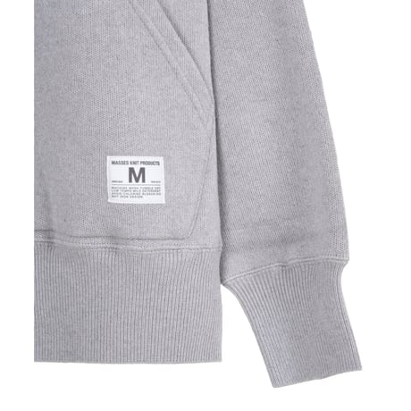 KNIT SWEAT HOODED