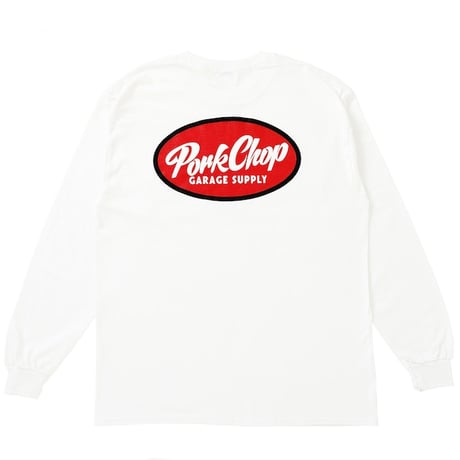 NC OVAL SCRIPT L/S TEE