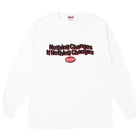NC OVAL SCRIPT L/S TEE
