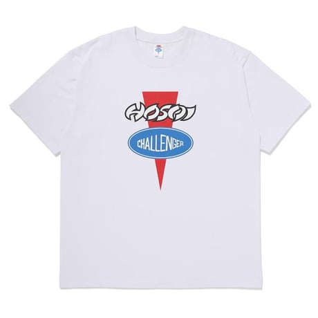 HOSOI × CHALLENGER FRONT LOGO S/S TEE