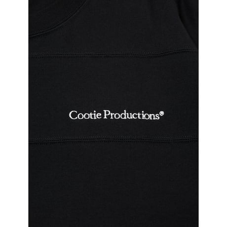 PLAITED JERSEY PANELING BORDER L/S TEE