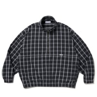 AD PROCESSING HEAVY FLANNEL CHECK HALF ZIP PULLOVER