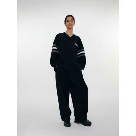 HEAVY OZ JERSEY JACQUARD SLEEVE HOCKEY SHIRT
