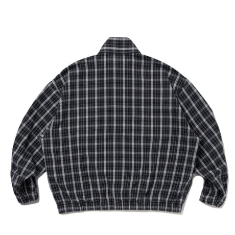 AD PROCESSING HEAVY FLANNEL CHECK HALF ZIP PULLOVER