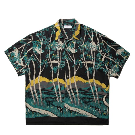 RAYON OPEN COLLAR S/S SHIRTS