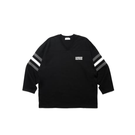 HEAVY OZ JERSEY JACQUARD SLEEVE HOCKEY SHIRT
