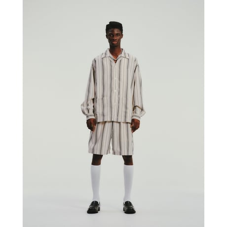 DOBBY CHAIN STRIPE L/S CAVANA SHIRT