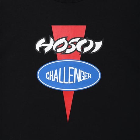 HOSOI × CHALLENGER FRONT LOGO S/S TEE