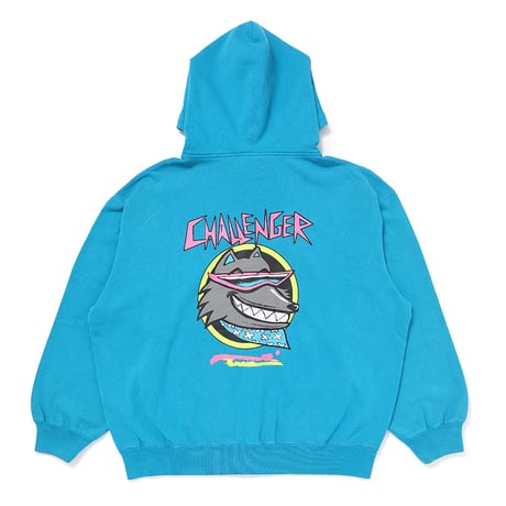 NEON WOLF ZIP HOODIE