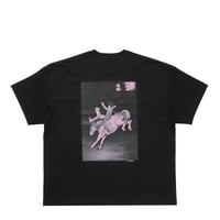 PRINT S/S TEE ( PINK 14 )