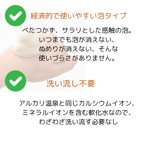 Resoft＋ リソフトプラス 泡の角質ケアムース　足裏ケア