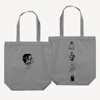 【Ryohei Kaneda】Instructional Graphics シルクスクリーン トート  Aタイプ（ライトグレー）