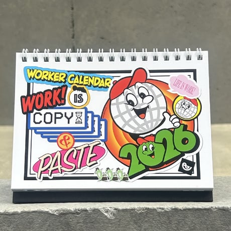 2026 WORKER CALENDAR - 365 WORKERS STICKER -