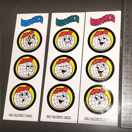 【WORKAHOLIC】BUSINESS SMILE STICKER