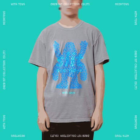 【NEON TOYS】2020 1ST COLLECTION [SLIT] - TEES01_Gray