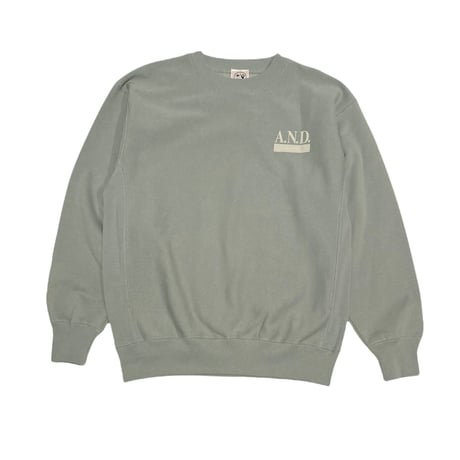 A.N.D. 2021 AKI / Three Principles Sweat / smoky green