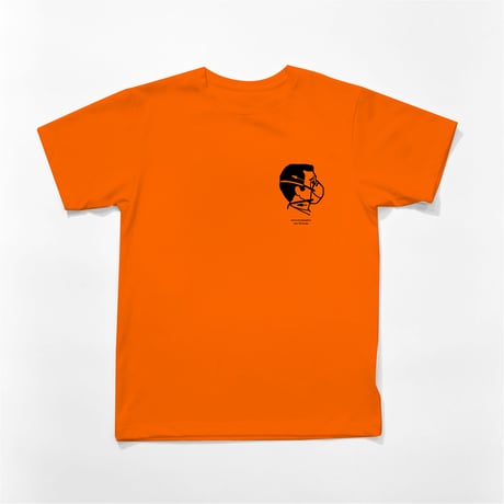 【Ryohei Kaneda】Instructional Graphics シルクスクリーン Tシャツ （オレンジ）