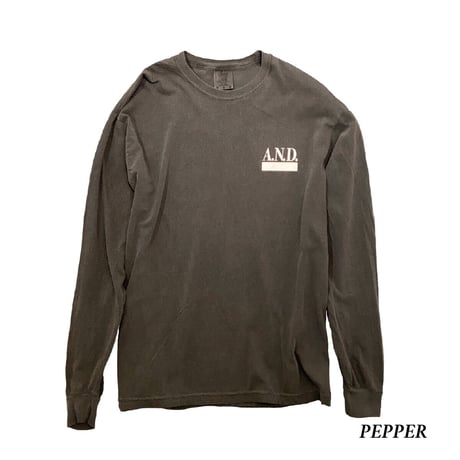 OKAWARA KENTARO A.N.D. LOGO REWORK L/S TSHIRTS