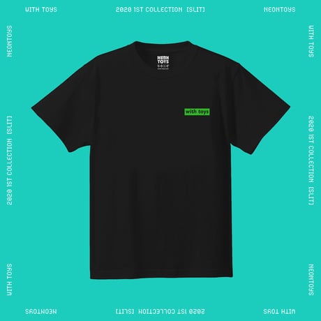 【NEON TOYS】2020 1ST COLLECTION [SLIT] - TEES02_Black