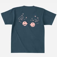 劇団ドラマティックゆうや・第八回公演「嘘の教育」公式 着れる布 Designed by Ryu Okubo