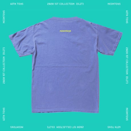 【NEON TOYS】2020 1ST COLLECTION [SLIT] - TEES01_Flo Blue