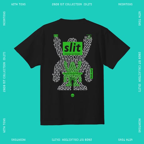 【NEON TOYS】2020 1ST COLLECTION [SLIT] - TEES02_Black