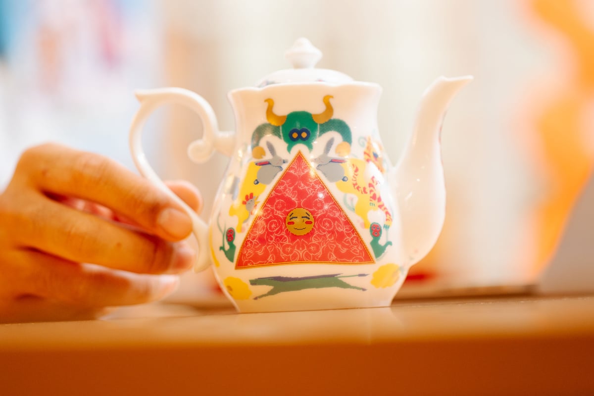 転写民芸】ポット（TK-001） | 村世界