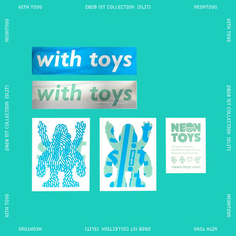 【NEON TOYS】2020 1ST COLLECTION [SLIT] - STIKER PACK