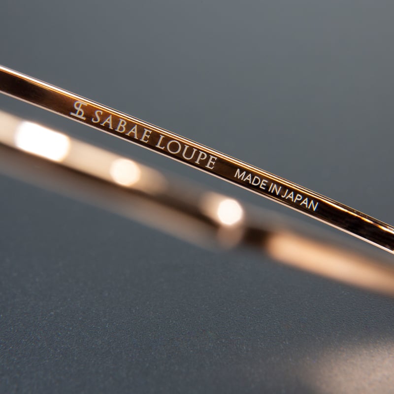 さばえルーペ（大：2.3倍）ピンクゴールド | さばえルーペ