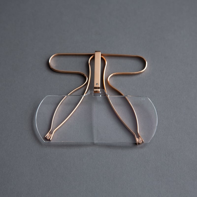 さばえルーペ（大：2.3倍）ピンクゴールド | さばえルーペ