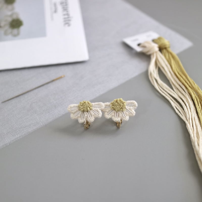 リズリサ レースとオーガンジーの マーガレット刺繍ワンピース 未使用紙タグ無し リズリサ レースとオーガンジーの マーガレット刺繍ワンピース