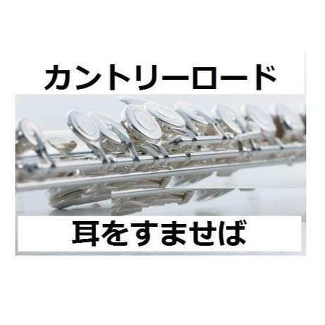 【フルート楽譜】カントリーロード～耳をすませば（フルートピアノ伴奏）