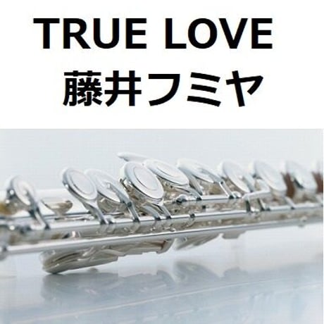 【フルート楽譜】TRUE LOVE（藤井フミヤ）「あすなろ白書」（フルートピアノ伴奏）