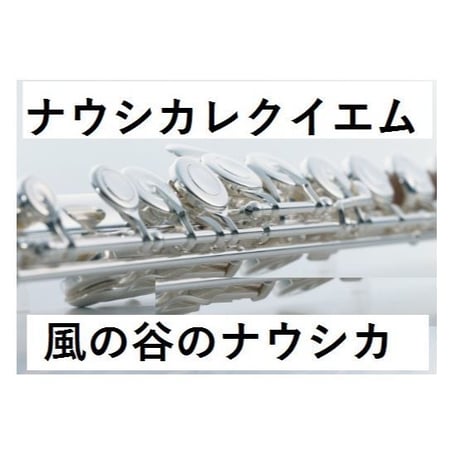 【フルート楽譜】ナウシカレクイエム～風の谷のナウシカ（フルートピアノ伴奏）